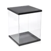 Acrylic Display Box Case for Collectibles Assemble Clear Acrylic Box Protection Showcase Souvenir Storage Box Holder 21x21x35cm 5