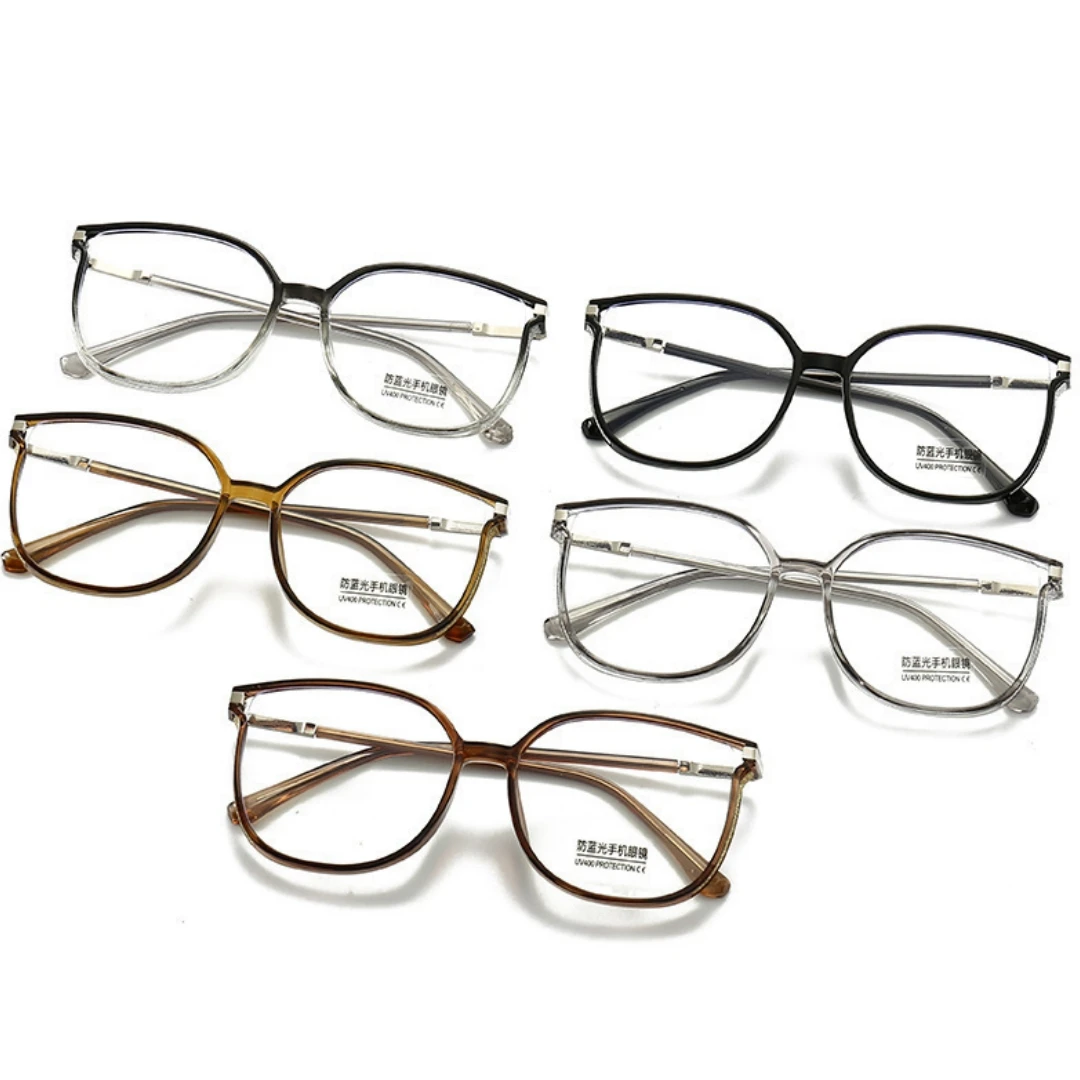 Irregular Trend Big Frame Anti-Blu-ray Glasses Pair PC New Ultra-light Frame