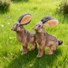 Squeaky Wild Rabbit Pet Chew Toy: Soft Durable Fabric, Safe Teething, Odorless, Cat & Dog Friendly 2