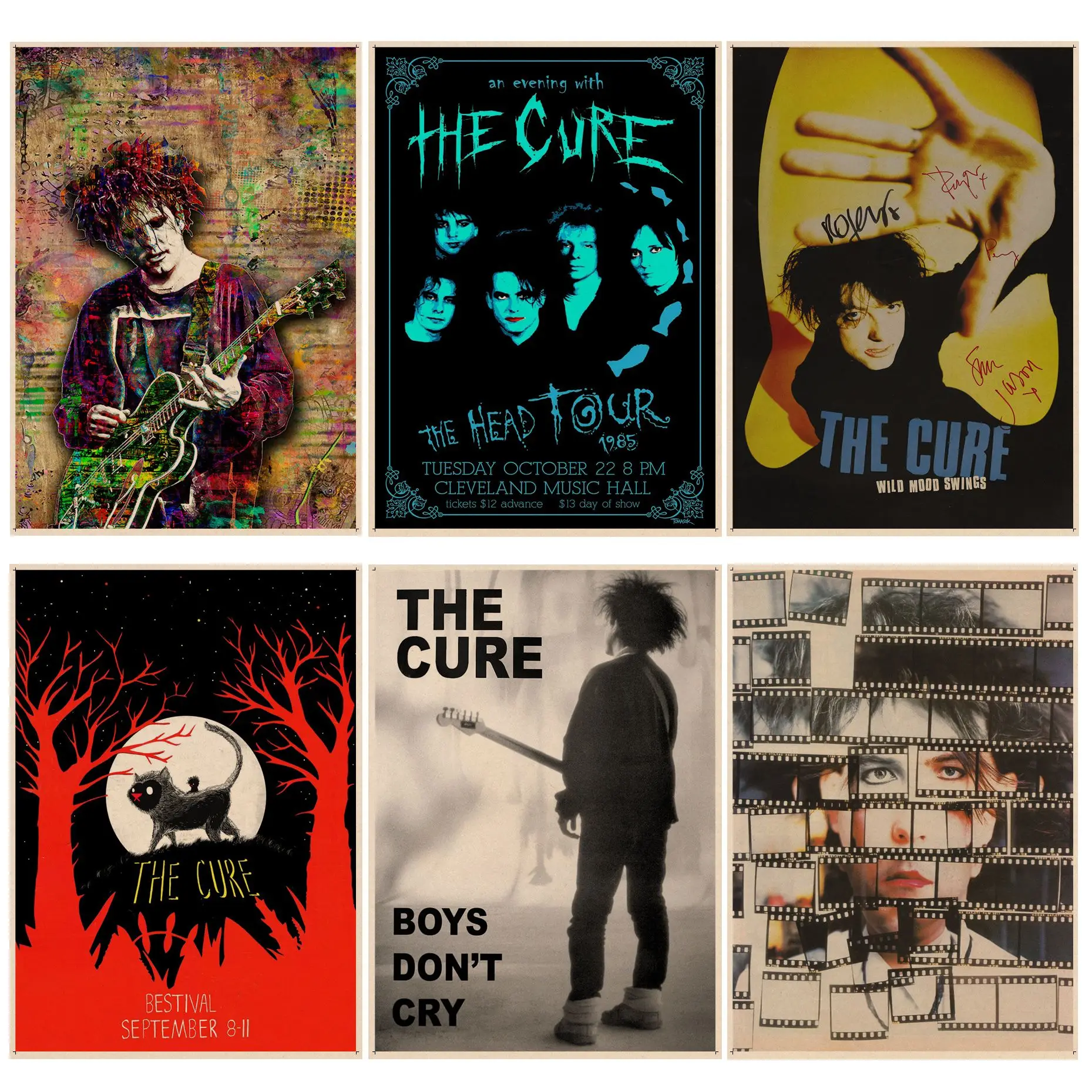 TheCureArtPosterKraftPaperStickerHomeBarCafeWalldecor.jpg
