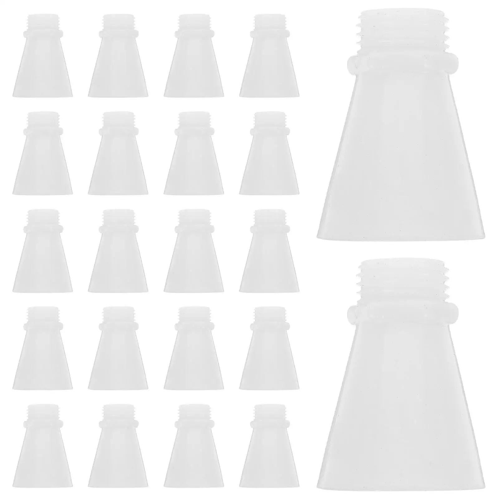 50 Pcs Fire Extinguisher Accessories Wide Nozzles Mouth Filling Plastic Replacement Parts
