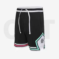 Jordan Short de sport décontracté à séchage rapide avec cordon de serrage à la taille élastique pour homme, noir HF6592-010 6