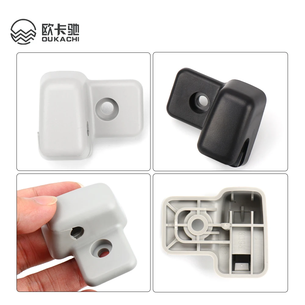 프론트 루프 사이드 선바이저 고정 클립 버클 리테이너 후크 브래킷, BMW 미니 쿠퍼 R50 R55 R56 R60 용