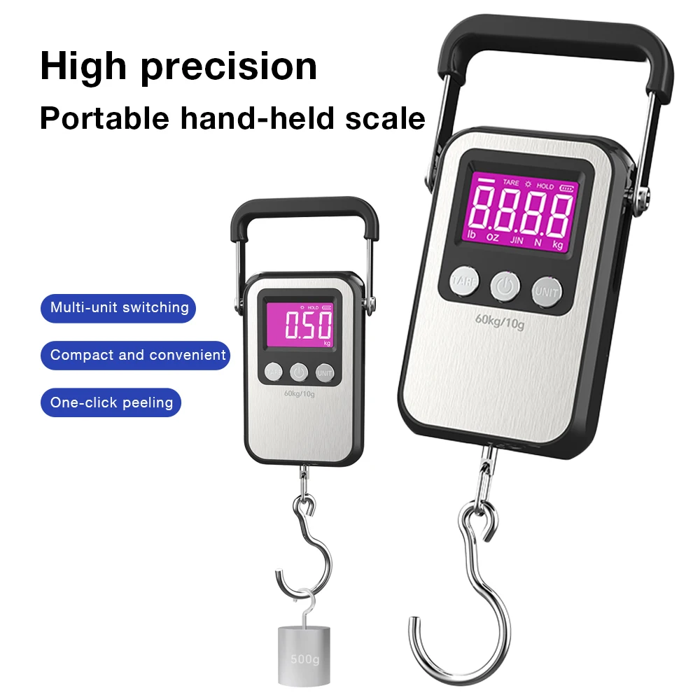 JIN 60Kg/10g LCD Digital Hanging Scale