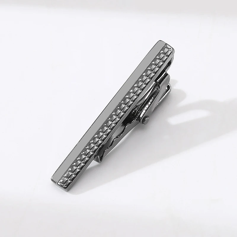 Tie Clip Fashion 1PC 4.5CM Simple Metal Tie Clip for Men Wedding Necktie Tie Clasp Clip Gentleman Bar Pin Men Shirt Jewelry Gift