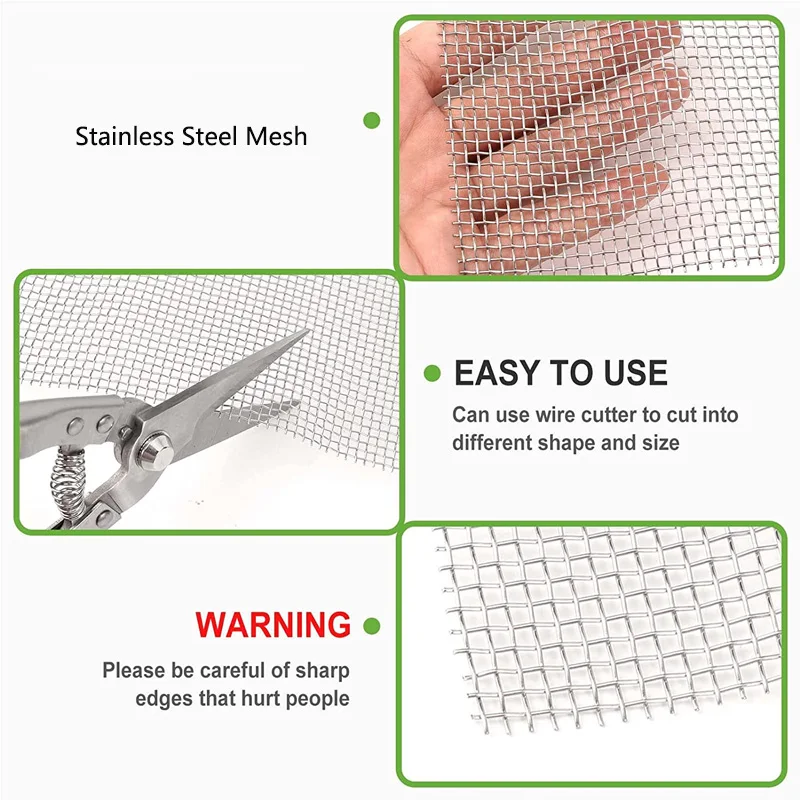 High-Quality Stainless Steel Woven Wire Filter Screen Sheet