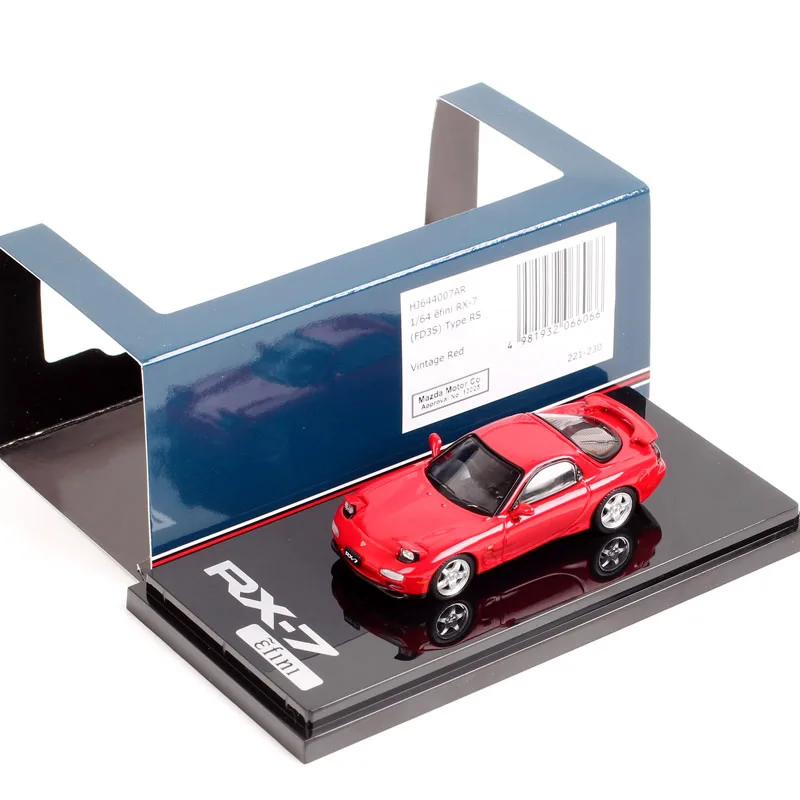 1/64 Scale Mazda RX7 FC3S FD3S Red Suns Efini RX-7 Type RS Car