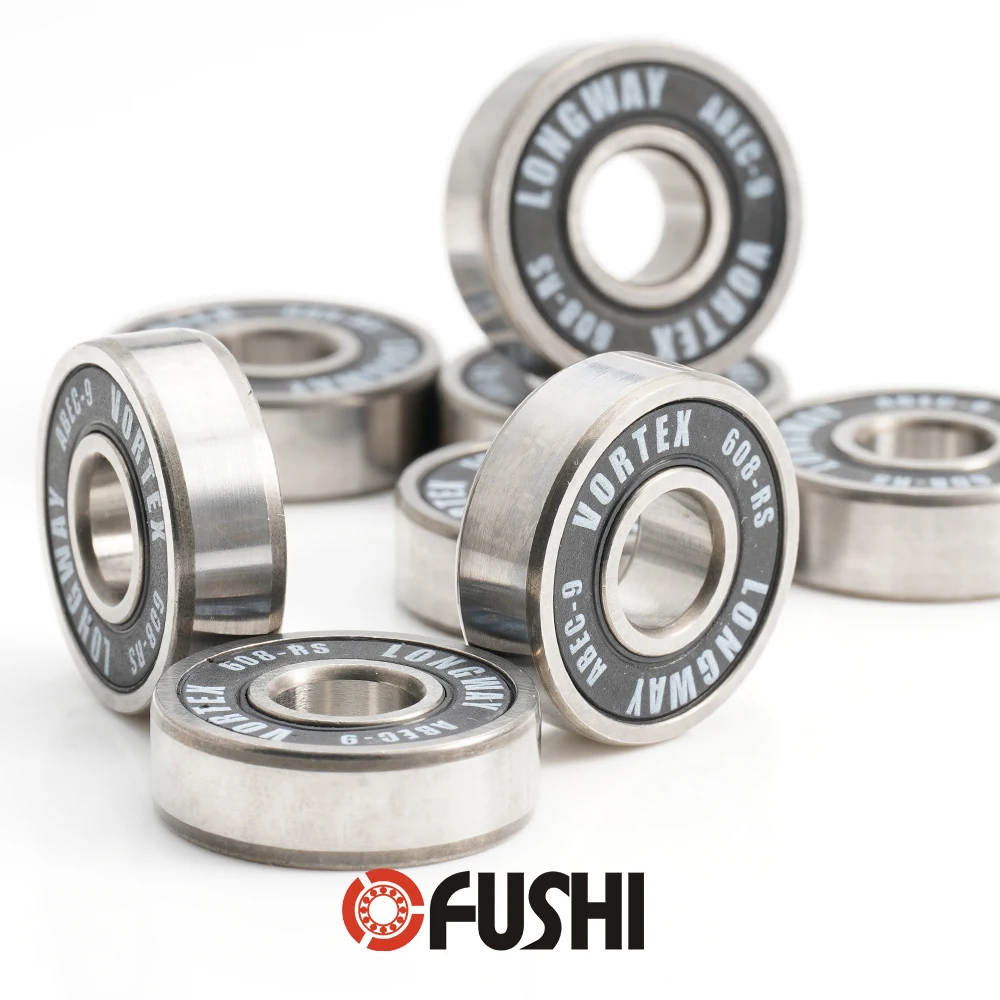 608 2rs Hybrid Keramik Lager ABEC-9 ( 8 Stück) 8x22x7mm Skateboard Spinner Keramik Nitrid Pro Serie 608rs si3n4 Kugellager – Detail 17