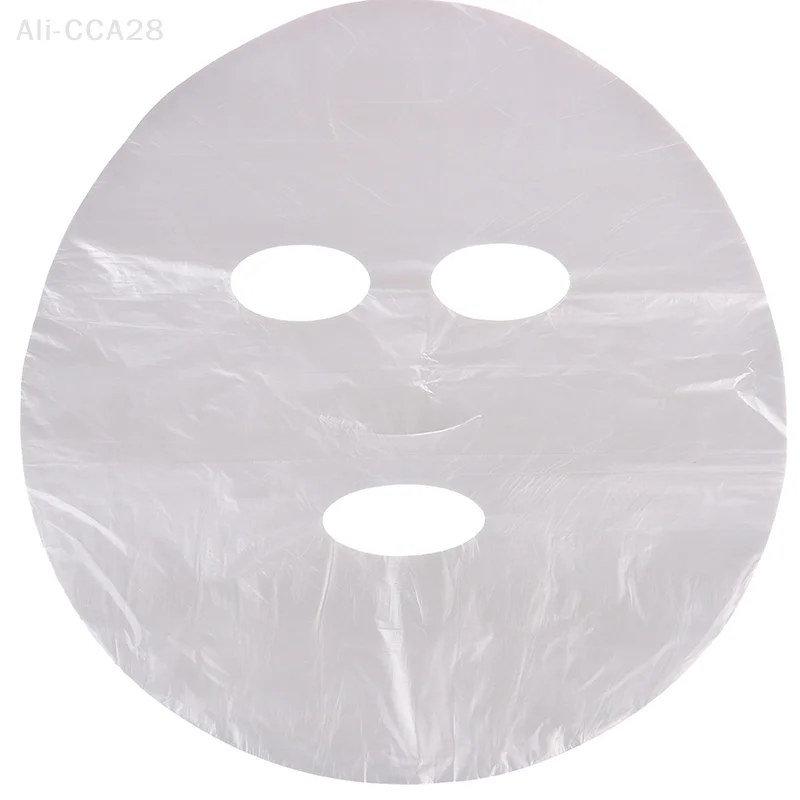 

100Pcs PE Flm Skin Care Full Face Cleaner Mask Paper Disposable Plastic Paper