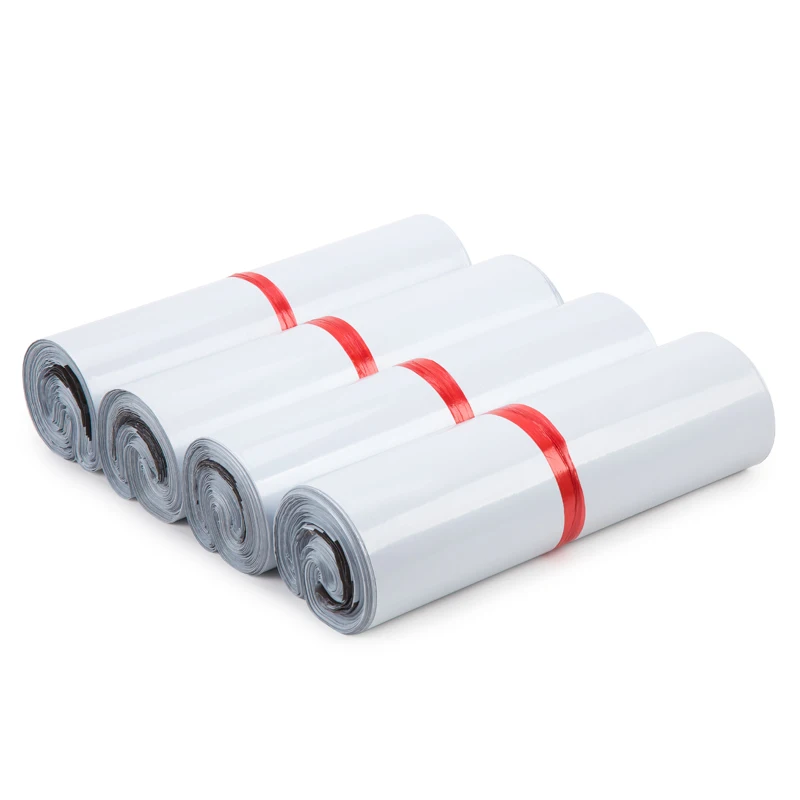 30-100pcs Opaque PE Plastic Express Envelope Storage Bags White Color Mailing Bags Self Adhesive Seal Courier Bag shipping bags 5