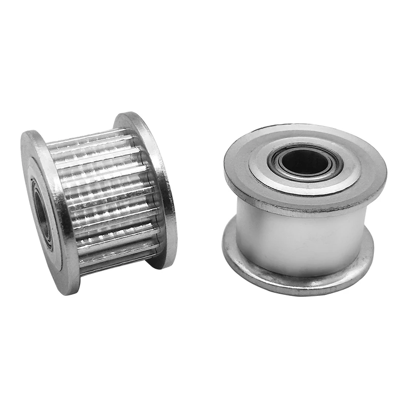 Duurzaam 2 stks GT2 60 T Distributieriem Katrollen, boring 5/6/6.35/7/8/10/12/14/15mm Aluminium