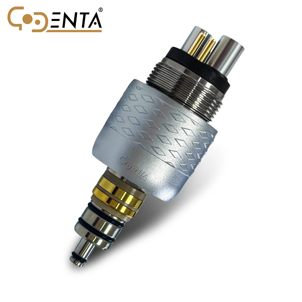 6홀 퀵 커플러 FIT for W 치과용 고속 핸드피스 - 표준 공압 커플링 토크 헤드 에어 로터 치과용 부품