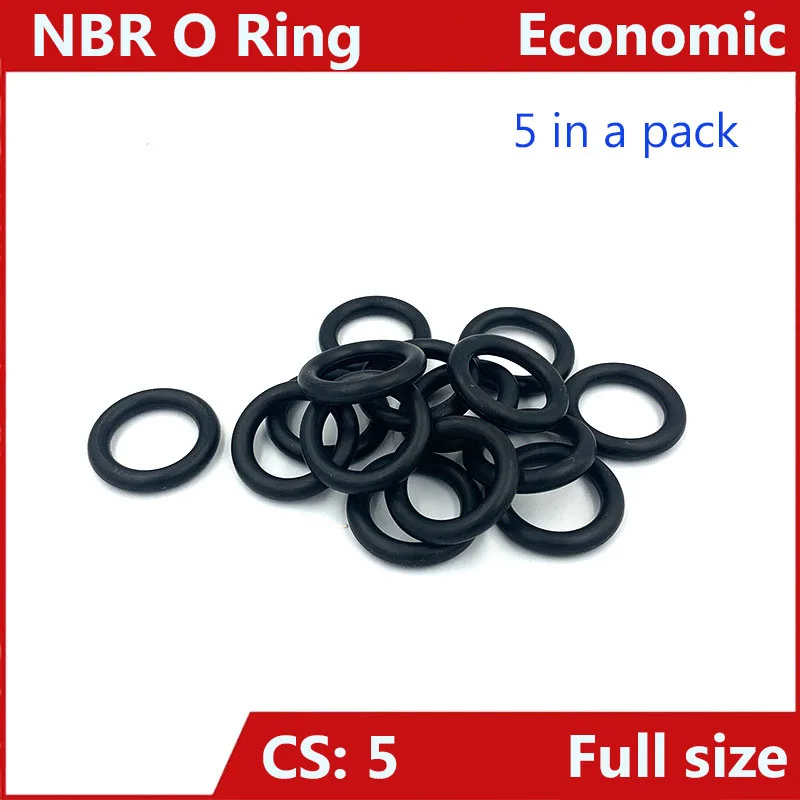 CS 5mm,Nitrile Rubber Sealing O Ring, NBR ORing,Oil Seal Water Seal