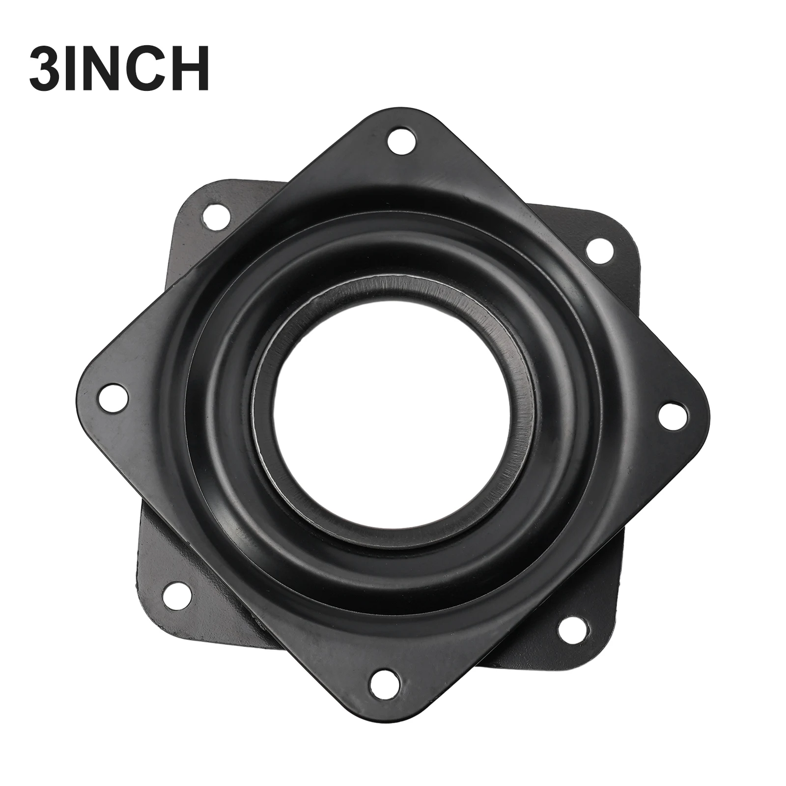 Description Picture 4 of itemTool Hollow Turntable Bearing Rotating 1PCS Degree Black Galvanized Sheet Plate Desk Table Swivel Turntable