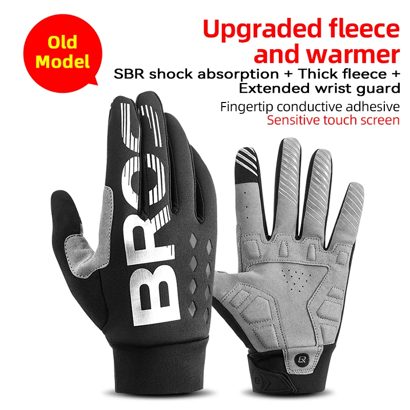 Full-Finger Touchscreen-Compatible Cycling Gloves for Men and Women 6