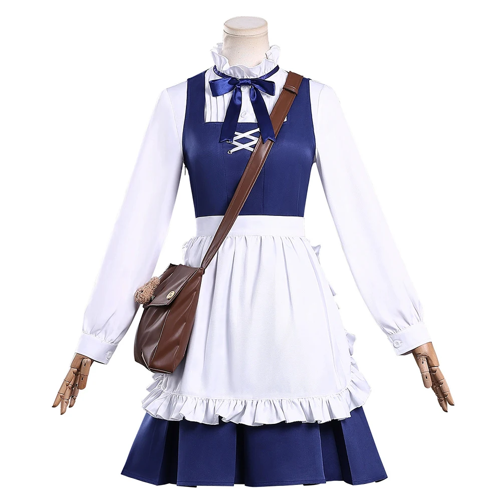 Arknights-Inspired Wakaba Military Uniform Cosplay Costume for Women