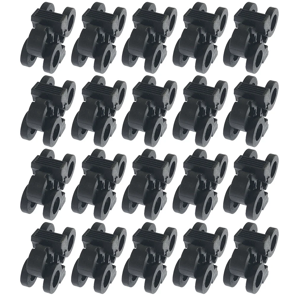 

20 Pcs Tie-free Shoe Buckle Shoes Accessories Lace Hooks Shoelaces Sneakers Sports Strap Plastic Men Women