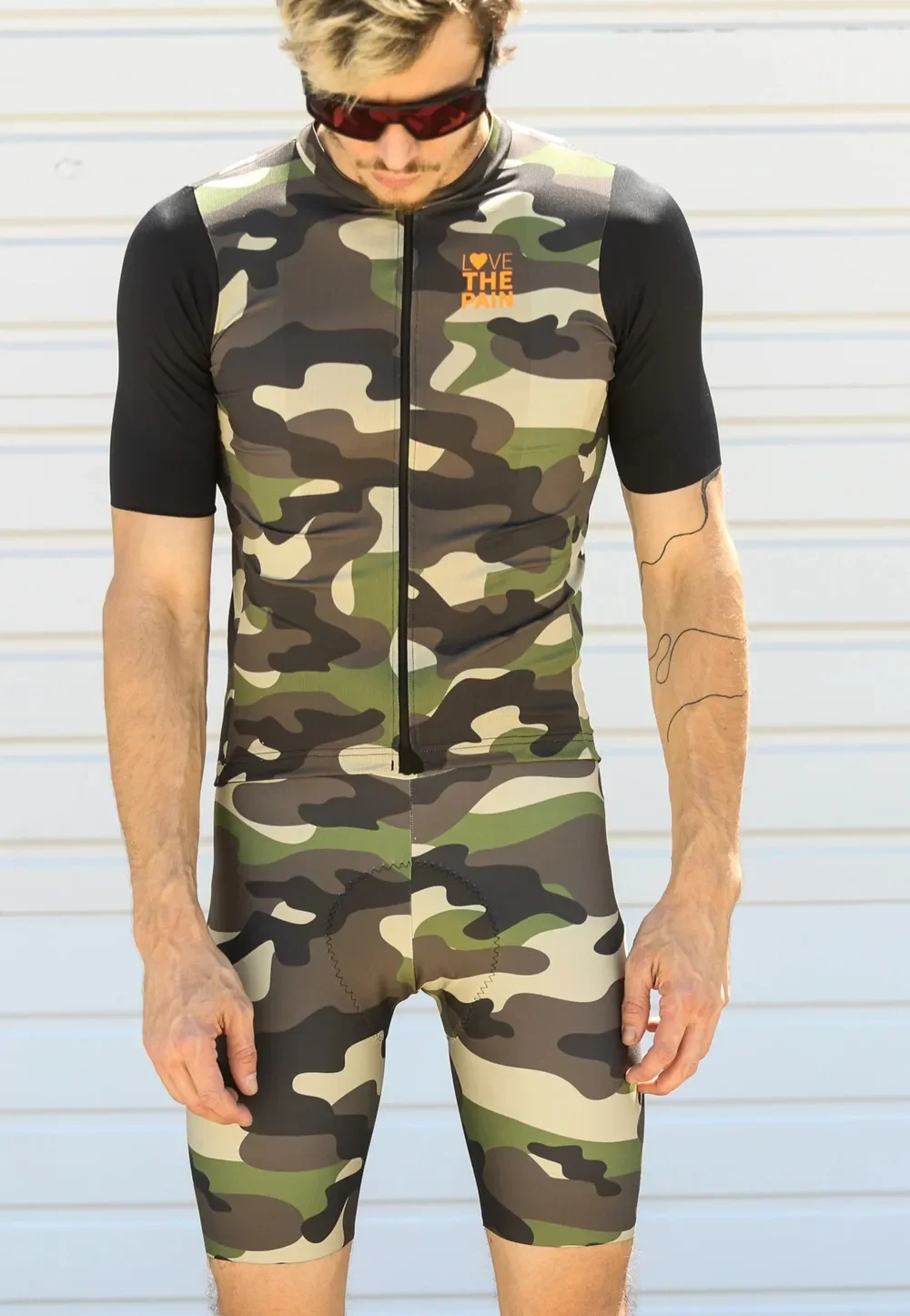 

Мужской велосипедный костюм Love The Pain, костюм для триатлона, летний короткий велосипедный комплект из Джерси, одежда для горного велосипеда, велосипедный костюм, одежда для велоспорта