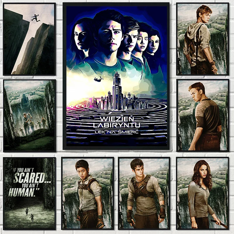 

Movie The Maze Runner Posters Classic Sci-fi Movies Wall Art Picture Print Canvas Printing Living Room Bed Room Decor Cuadros