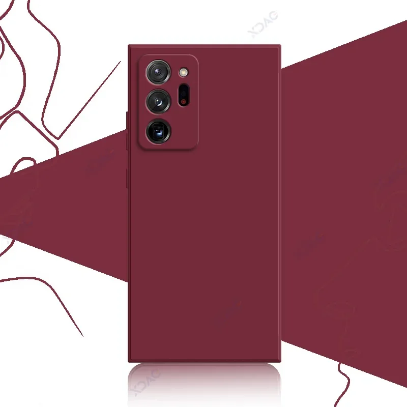 Chic Liquid Silicone Square Shield - 360° Soft Protection Fashion Case