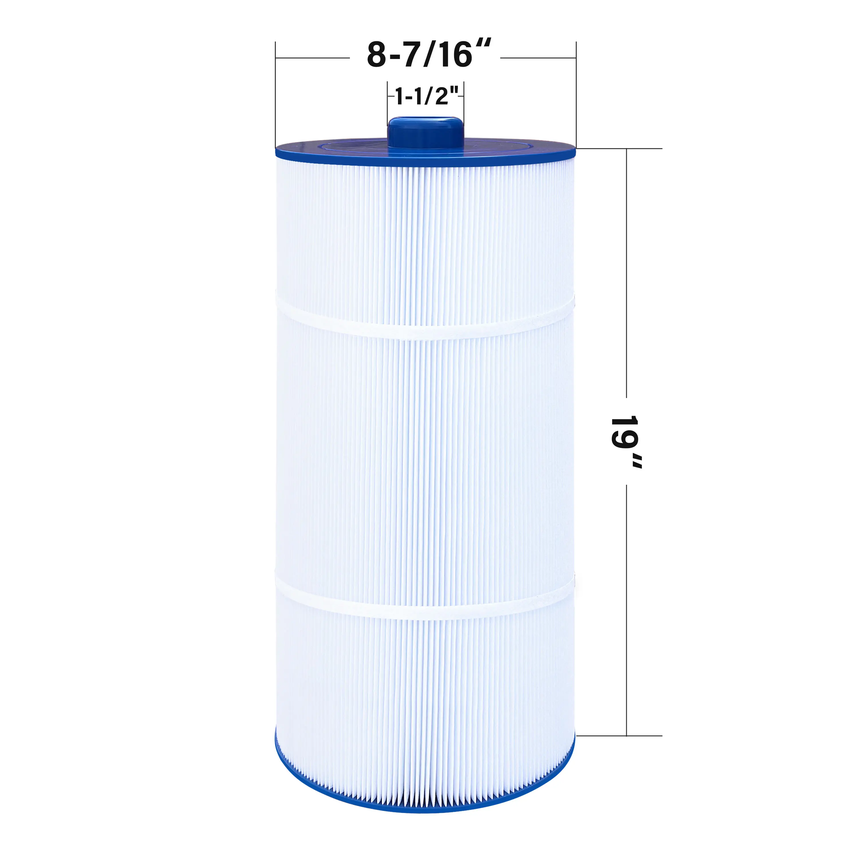 Spa Filter Cryspool Spa Filter Compatible with 6540-488 Sundance Double End 120 PSD125-2000 C-8326 FC-2780 Magnum SU125 125 sq.ft 1Pack