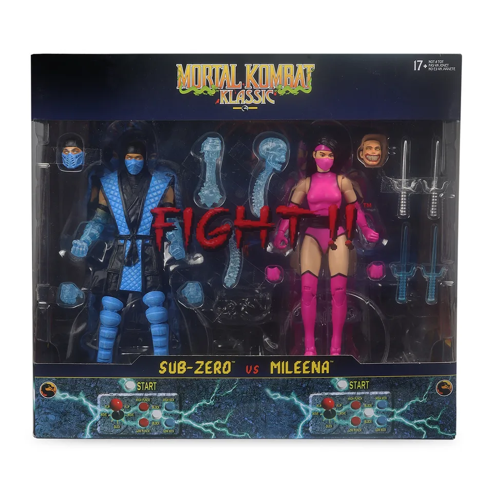 McFarlane Toys Mortal Kombat 2PK - SUB-ZERO VS MILEENA (KLASSICS