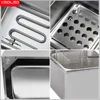 XEOLEO 6L 2500W Electric Commercial Single Tank Deep Fryer French Chicken Wings Fast-Heating Snack Fried Machine Food Processor 4