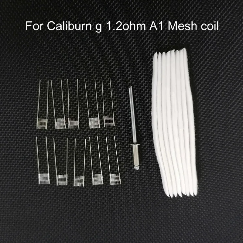 1box high Quality Caliburn g 1.2ohm DIY Tool Rebuild Kit for A1 Mesh