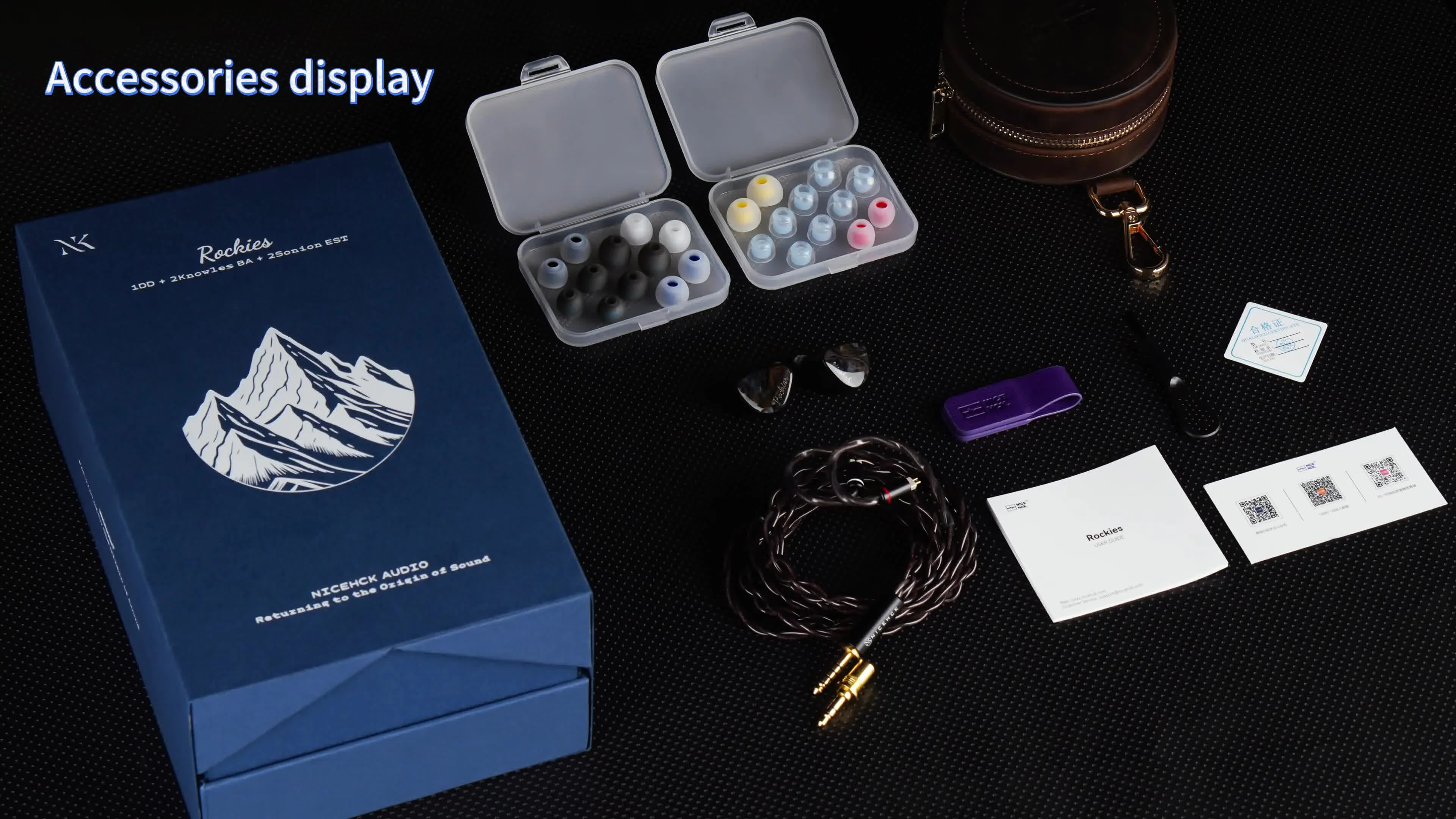 Pre-sale】NICEHCK Rockies In Ear Monitor 1DD+2 Knowles BA+2 Sonion