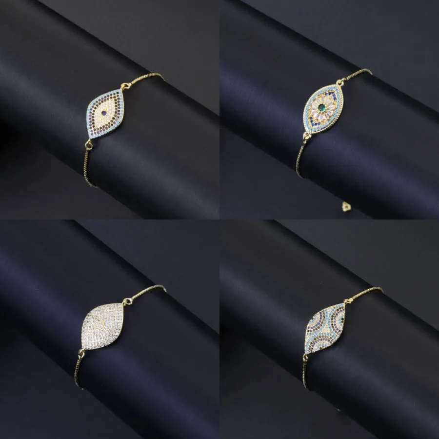 Luxury Zirconia Crystal Chain Link Bracelet for Women