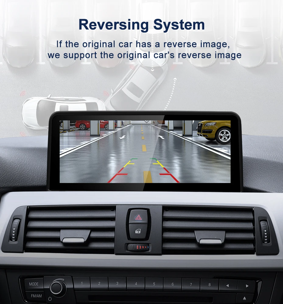 New ID6 ID7 ID8 UI Android System Wireless Carplay AUTO For BMW 1/3/4 Series F20