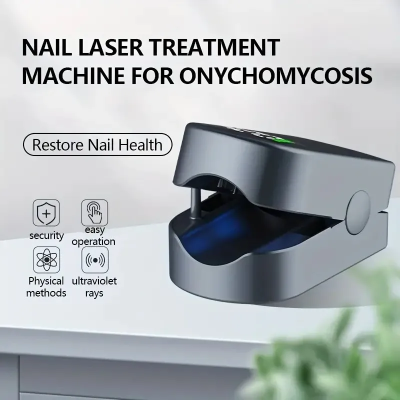 Nail Fungus Treatment Device with Time Display 470nm950nm wavelength Fast-acting Anti Fungal Laser Device for Finger/Toenails