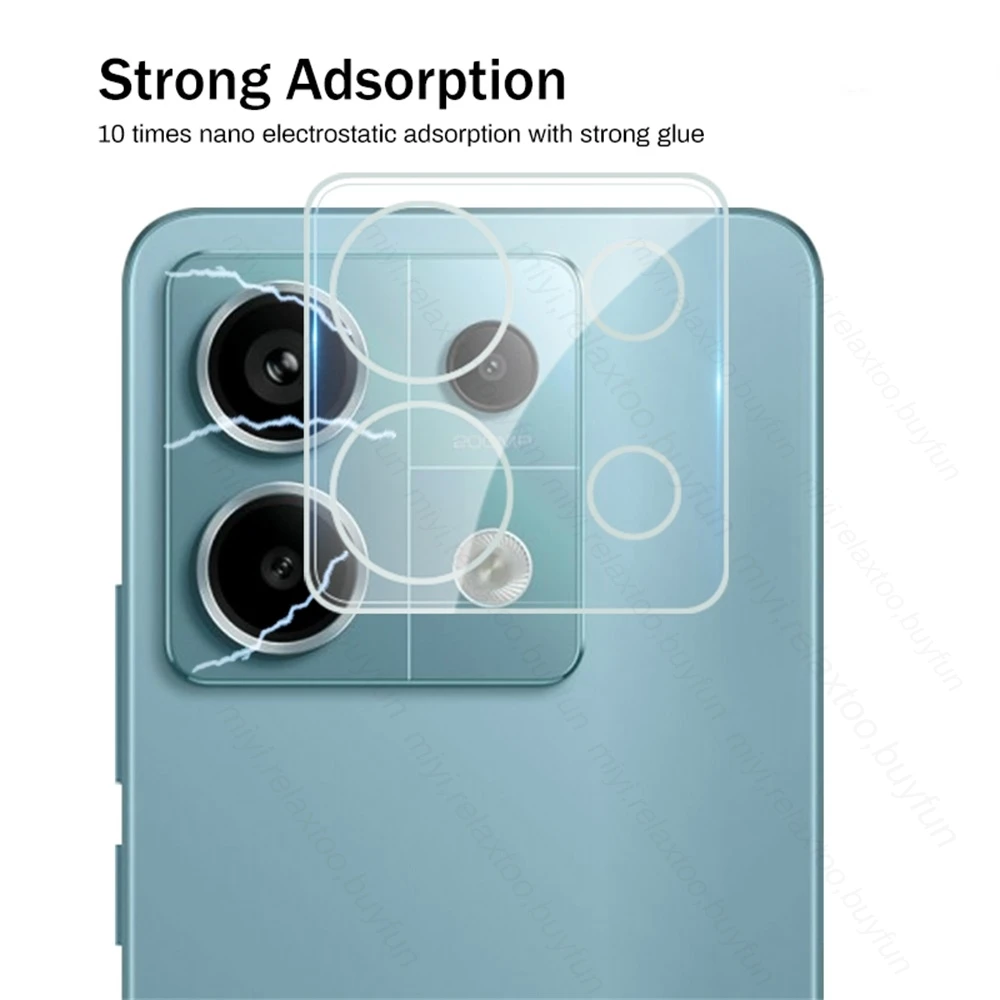 Redmy Note13 Pro 5G 4G Case 3D Curved Tempered Glass Camera Lens Protector Cover For Xiaomi Redmi Note 13 Pro Plus Pro+ 5G 2024