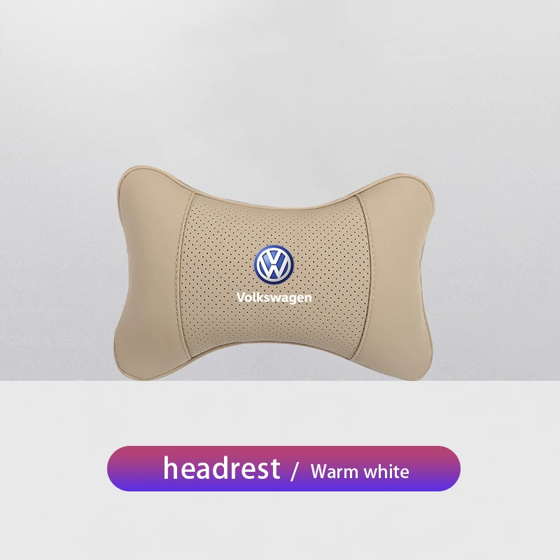 thumbnail image 1 of 1 pieza de reposacabezas para asiento de coche con logotipo automático para VW GTI Polo Golf Passat Tiguan Arteon Touareg Taigo Caddy Jetta Beetle Sharan T, 1 of 5