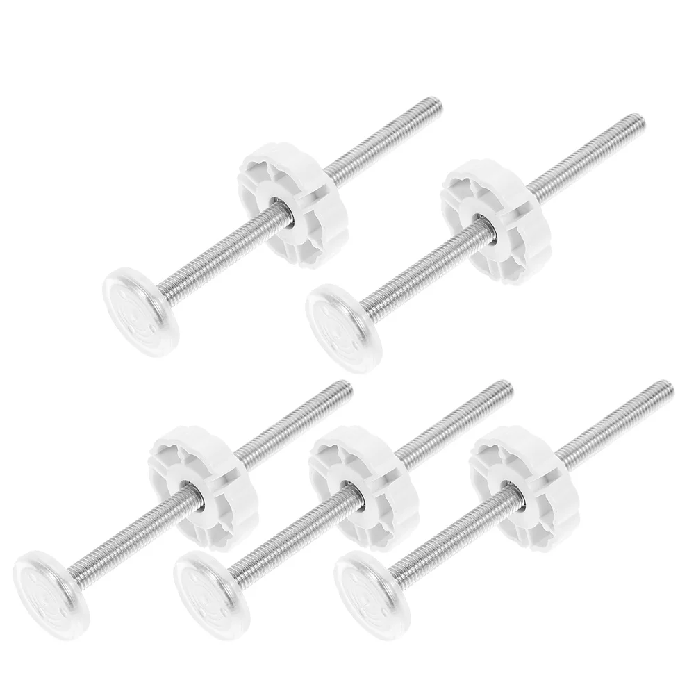 5 Pcs Rods Baby Gate Mounting Parts Threaded Extension Screws Doorway Safety Pressure Mount Pet Gate Hardware Wall