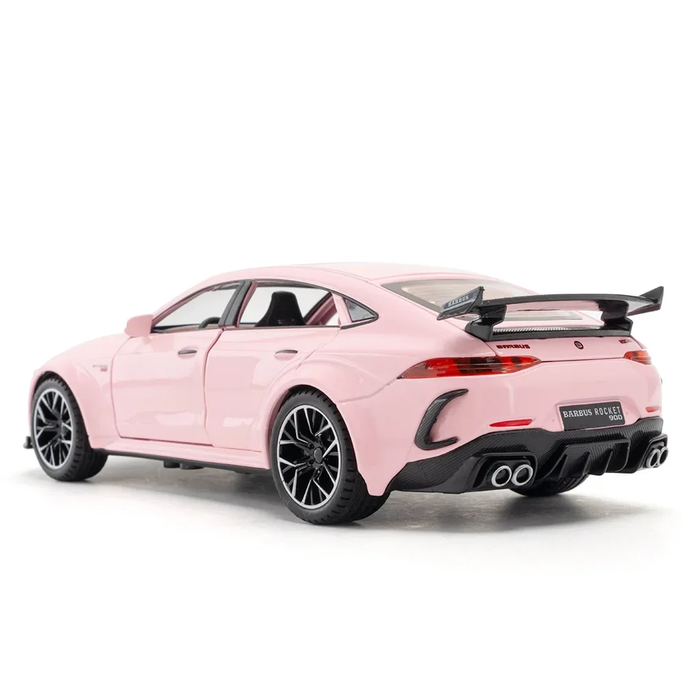 1:24 Mercedes-Benz BRABUS ROCKET 900 Street car version Alloy Metal Diecast Car Model Sound Light Car Collection Kids Gift Toys 5