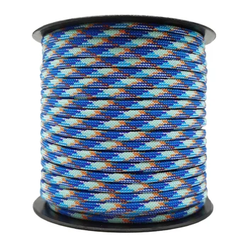 50/100M 7core umbrella rope 550 military 4mm outdoor polyester parachute rope camping survival umbrella tent bundled clothesline 6