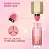 QIBEST Face Blusher Long-lasting Silky Natural Moisturing Blush Cream Contour Liquid Cheek Face Blush sponge Brush Head Cosmetic 5