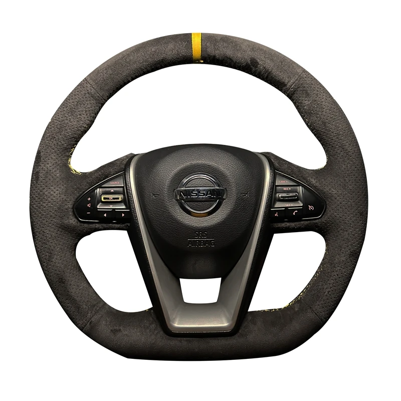

Ручное шитье, нескользящая тесьма из натуральной замши для Nissan Lannia 2015 Maxima 2016, автомобильные аксессуары