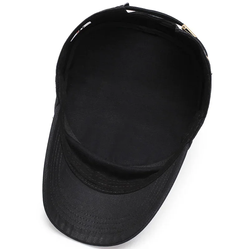 Cadet Army Cap YeeHeen For Men Women Twill Military Corps Hat Flat Top Patrol Cap