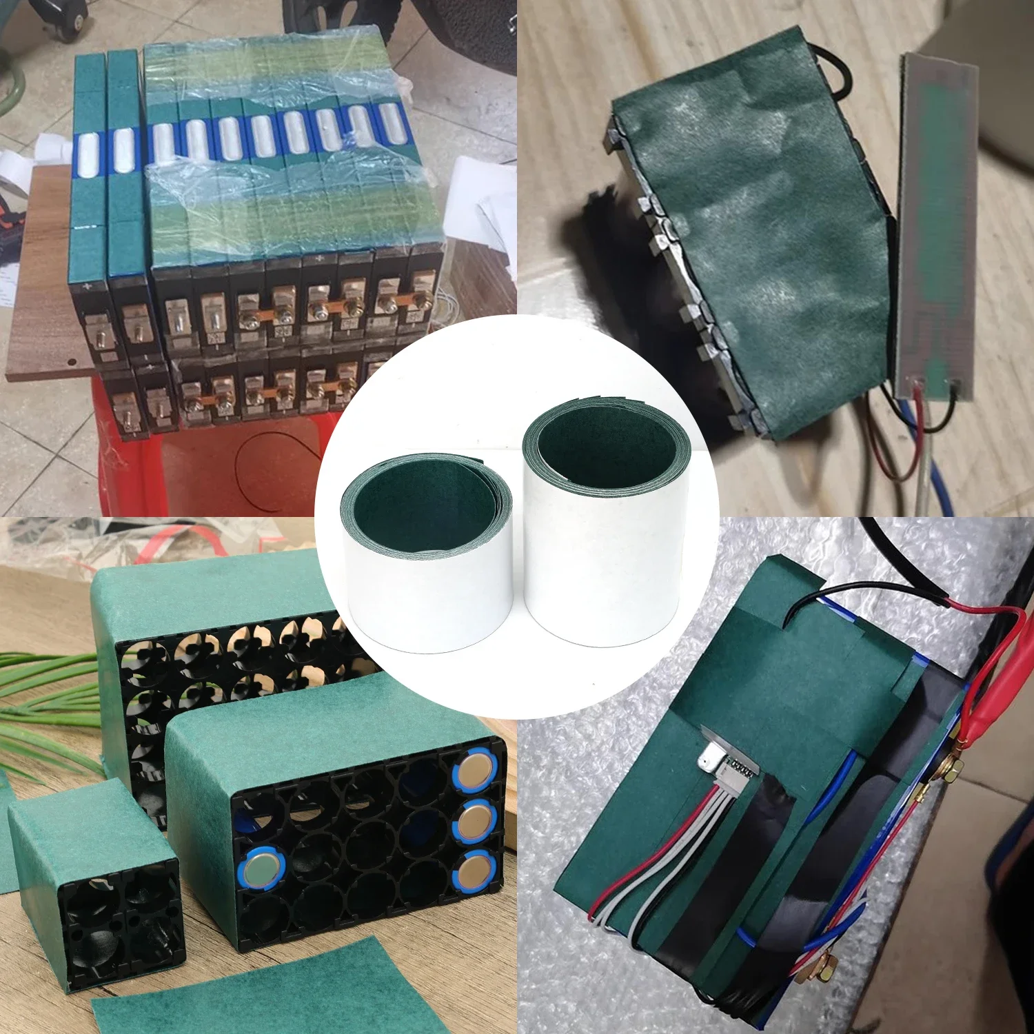 1-4 Meters 18650 Battery Pack Insulation Sticker Paper Li-ion Pack Cell Insulating Glue Fish Tape Warp Electrode Insulated Pads