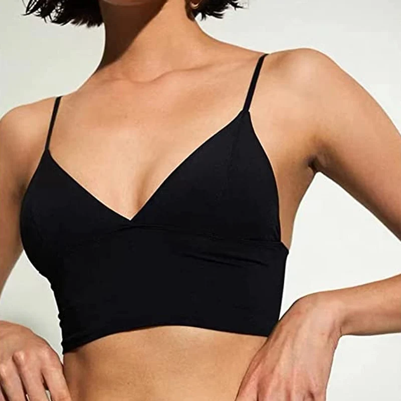 

Sexy Cotton U Backless Bras For Women Low Back Push Underwear Thin Seamless Bralette Top Comfort Wireless Invisible Bra Lingerie