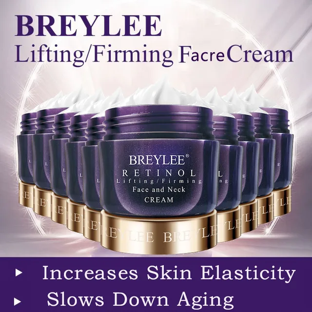 A Breylee 2% Retinol -Feszültségű Krém Késleltetéseket Tartalmaz, Az Öregedésvilágítás Növeli