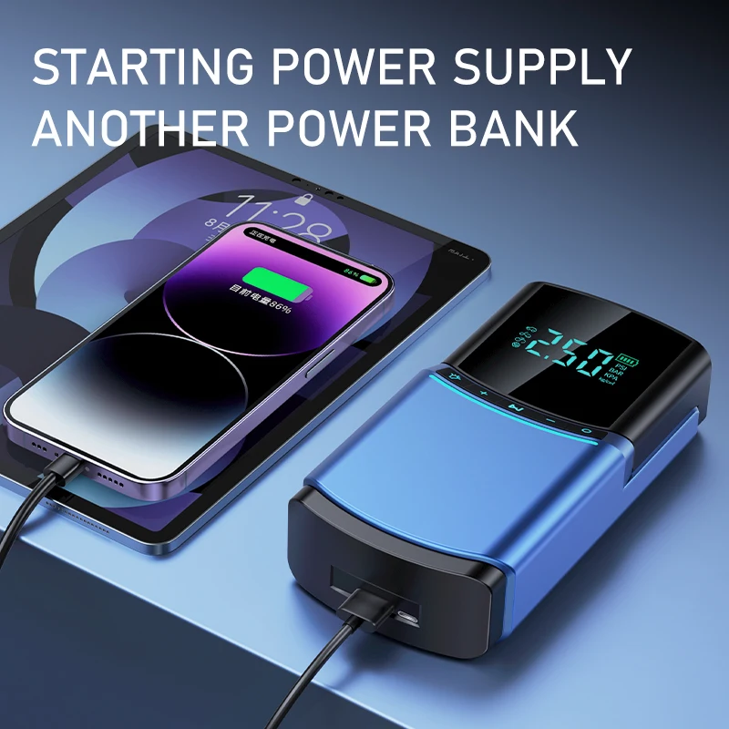 Emergency Power Supply Car Mobile Power Supply 8400mah Jump starter with Air Compressor BN03