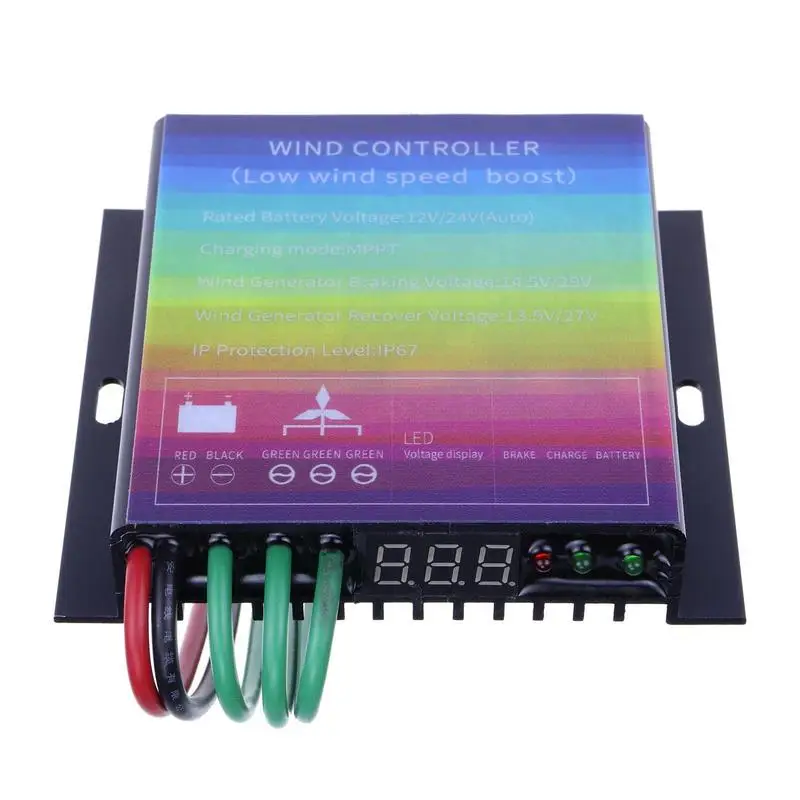 

MPPT Wind Turbine Generator Controller 500/800W Wind Power Generating Controller With Overcharging Protection