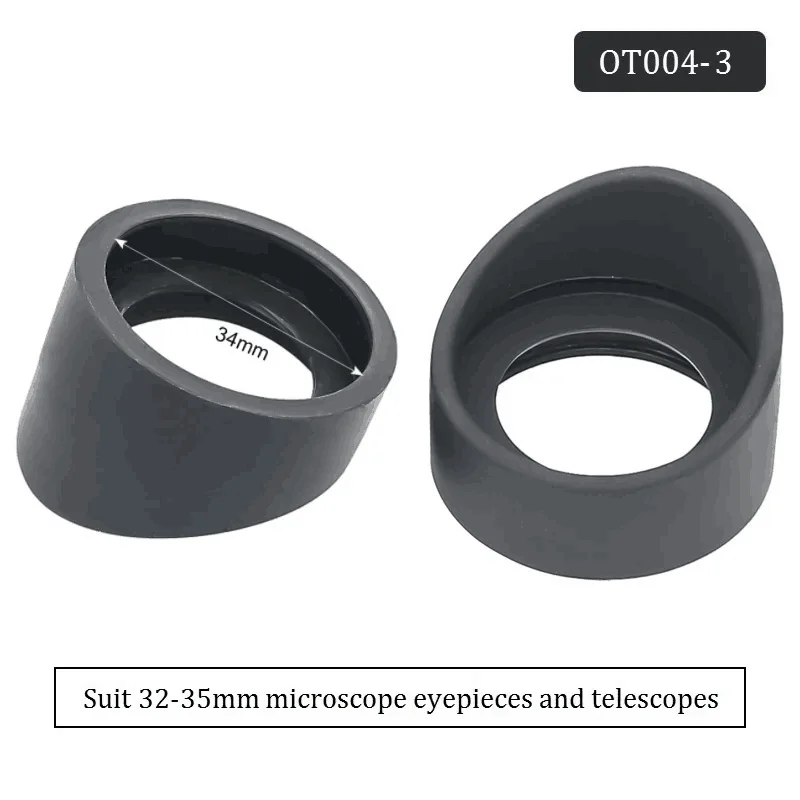 Eye protector cups Eyepiece Eye Cups Caps One Pair Rubber Binoculars Eye Guards Stereo Microscope Parts Telescopes Eyecups Inner Diameter 29-36 mm