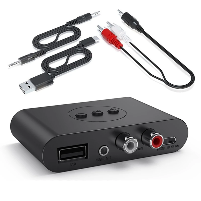 Bluetooth adapter Bluetooth audio receiver Bluetooth transceiver adapter Bluetooth aux adaptor Bluetooth 5.3 Audio Receiver
