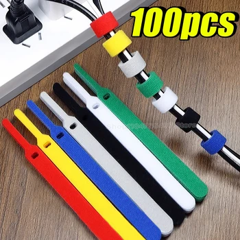 สายรัดสายไฟแบบปลดได้ สายรัดไนลอนสีดำ สายรัดมัดสายไฟแบบซิป 1