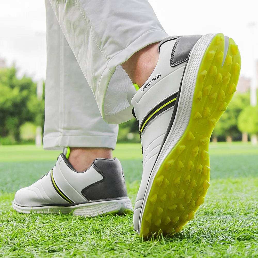 Waterproof Golf Shoes for Men Big Size Professional Mens Golf Sport Sneakers Lightweight Outdoor Trainers golf shoes
