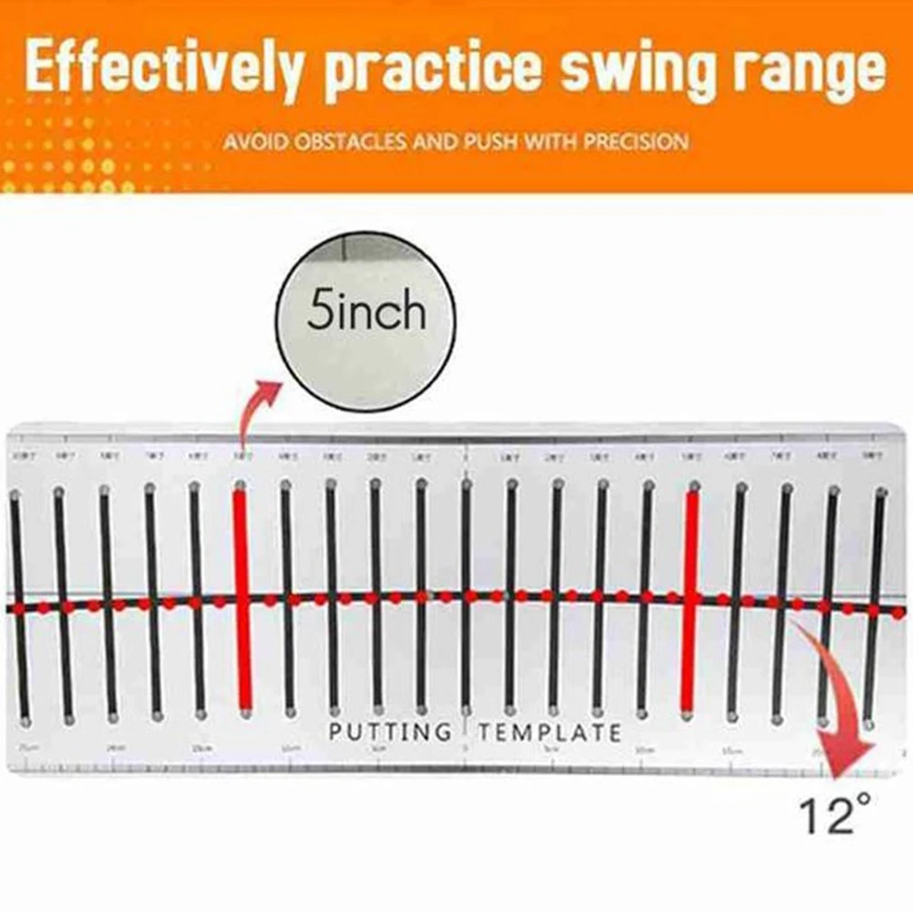 

-15 degree Golf Putter Putting Mat Trainer Indoor Putting Green Pad Equipment Golf Hitting Aiming Line Training Aids